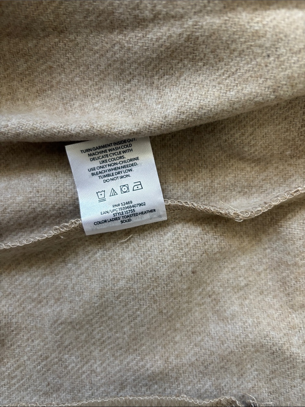 Tan Button-Up Shacket Jacket - Picture 8 of 8